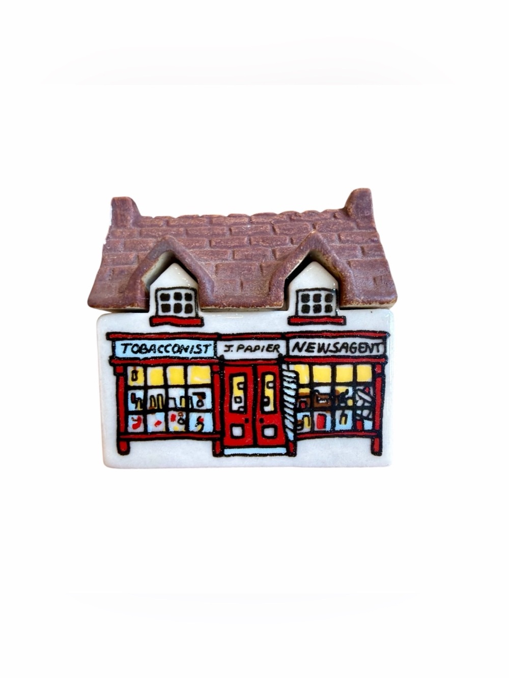 Wade Vintage Whimsey On the Why #4 Tobacconist News Shop Miniature Trinket 1980